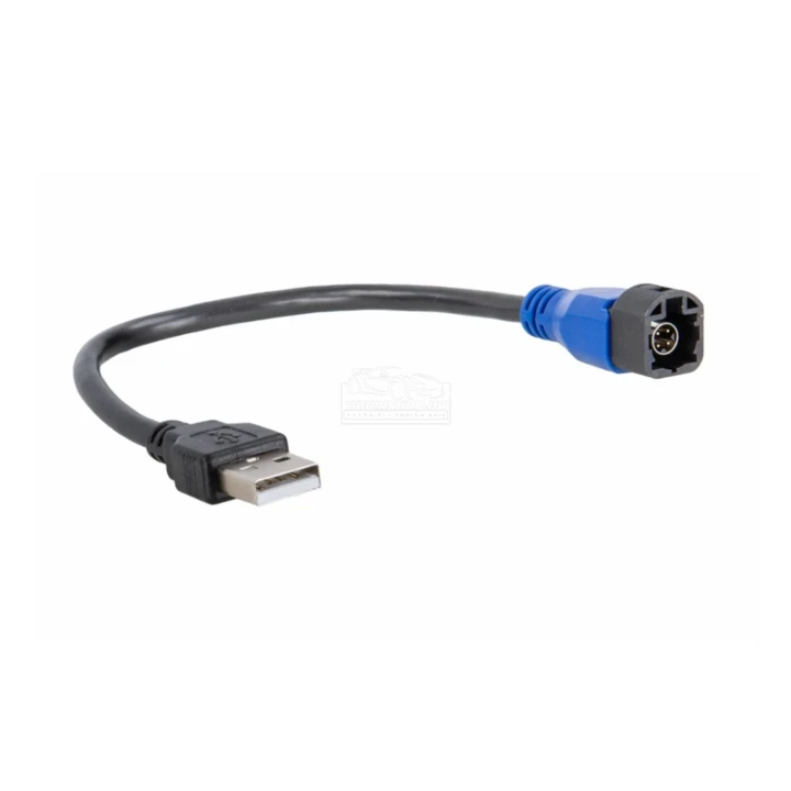 USB OEM csatlakozó megtartó adapter LVDS kék USB-A VW különböző járművek 44-1324-007