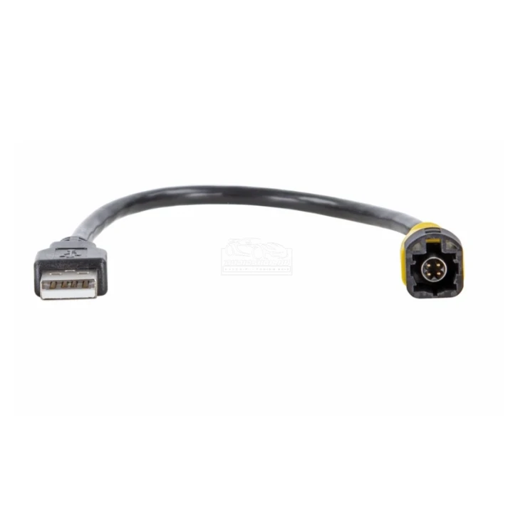 Volkswagen USB OEM csatlakozó megtartó adapter LVDS sárga USB-A járművek 44-1324-006