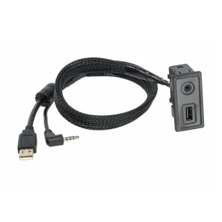 USB, AUX OEM csatlakozó megtartó Mercedes Vito, VW Golf VII, T6 Multivan, 44-1324-002