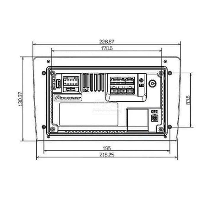Pioneer SPH-PF97BT 9" Fejegység – Okos Android Autórádió | audioshop.hu
