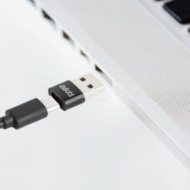 Adapter - Type-C / USB-A - 2,4A - 5V - 55556BK