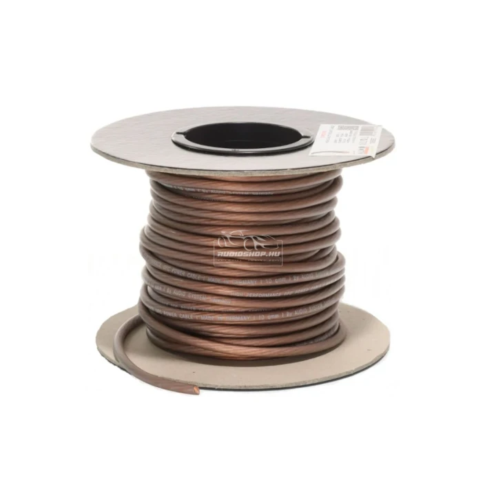 Audio System OFC réz tápkábel 10mm2 feket Z-PC10B