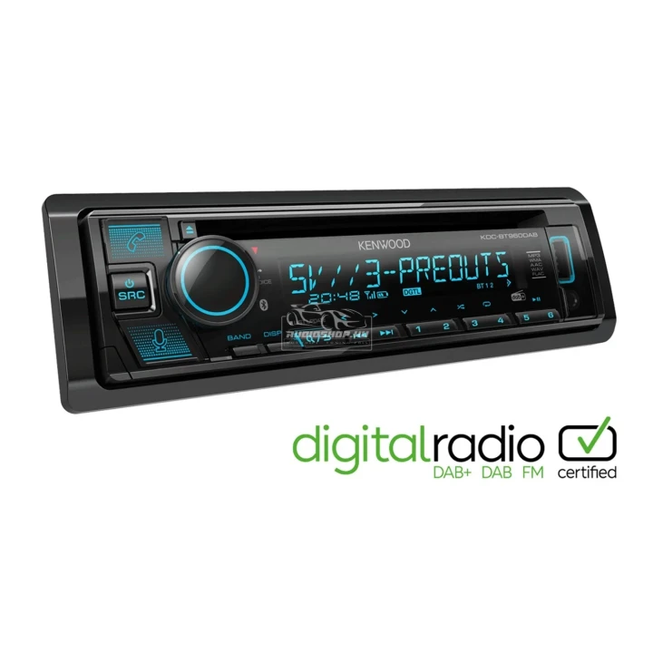 Kenwood KDC-BT960DAB digitális rádió, cd lejátszó 4x50W