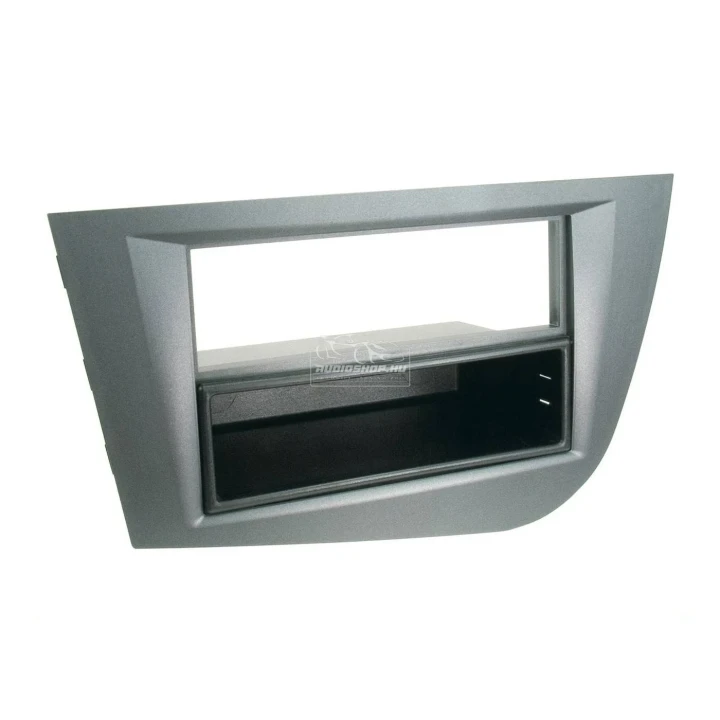 Seat Leon ll. 1, 2 DIN autórádió beszerelő keret, Antracit 281328-03