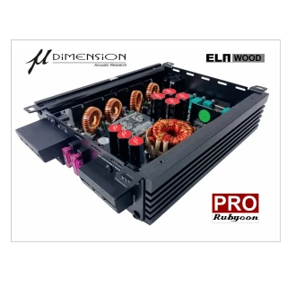 u-Dimension ELA WOOD PRO 4 csatornás autós erősítő,
