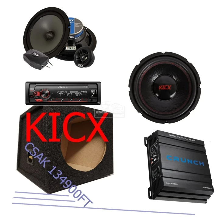 Pioneer - Kicx - Crunch autóhifi szett válogatás