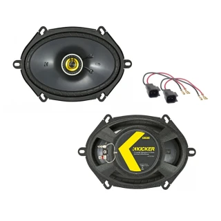 Ford, Mazda, Jaguar Kicker CSC684 6x8 ovál hangszóró szett hangszóró csatlakozóval