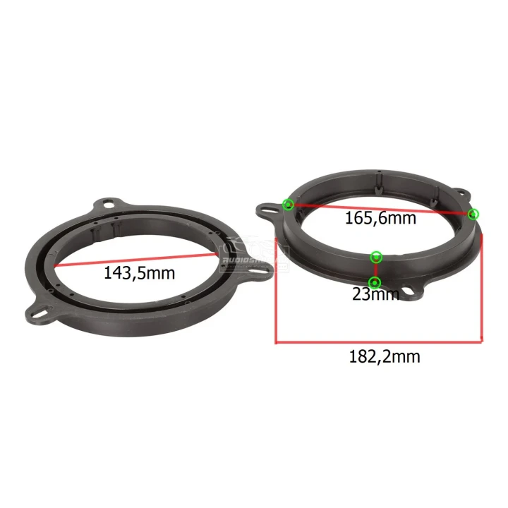Dacia / Nissan / Mazda hangszóró keret 165mm | Beépítő 271250-10