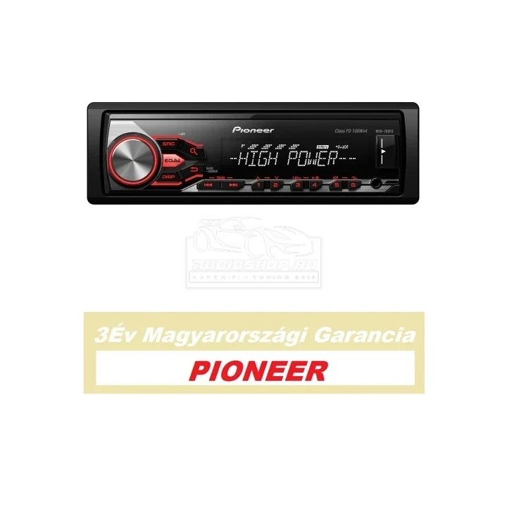 Pioneer MVH-280FD 1 DIN autórádió