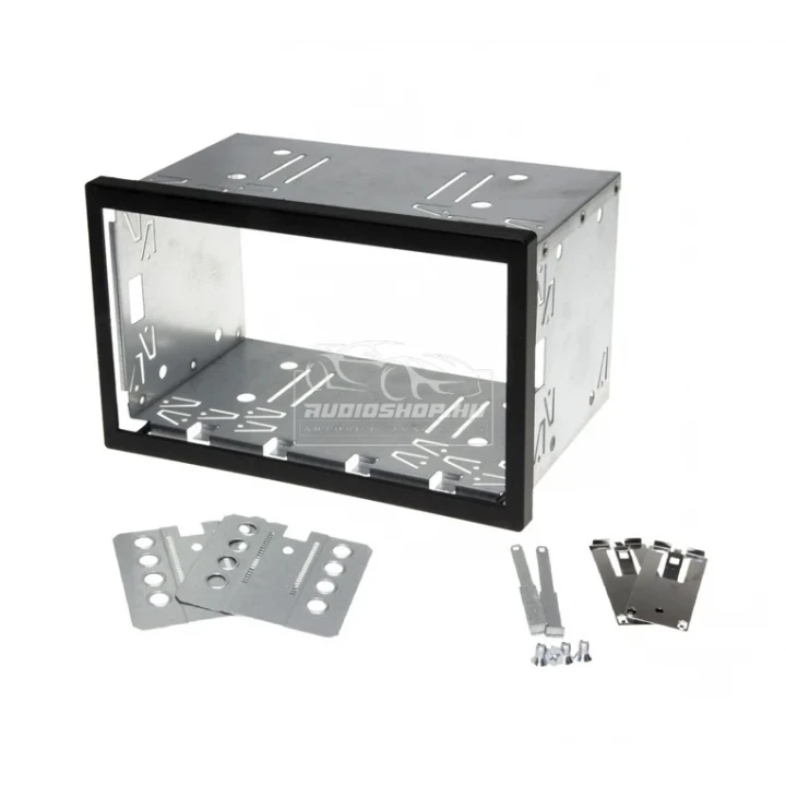 2Din Univerzális beépítő fémkeret Citroën, Ford, Mercedes, VW, Skoda, SEAT