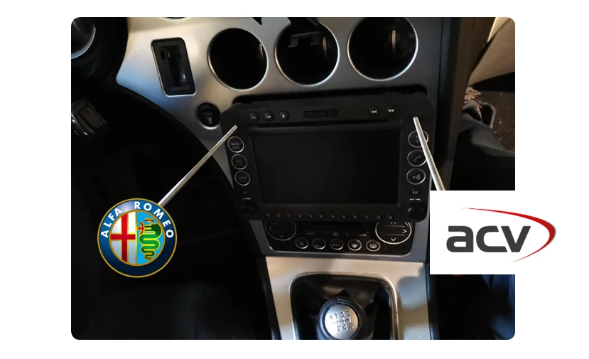 Alfa Brera autórádió beszerelés Audioshop.hu