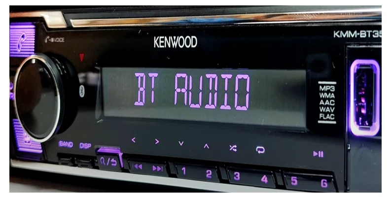 Kenwood KMM-BT358 Bluetooth autórádió Audioshop.hu
